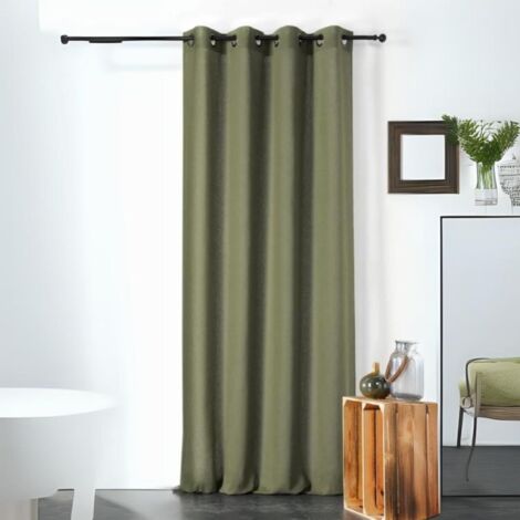 Voilage uni Melisse Vert 140x240 cm