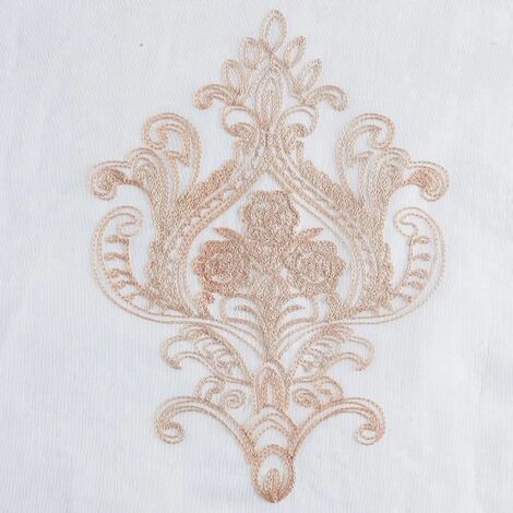 Voilages 140x220CM Marron 2pcs