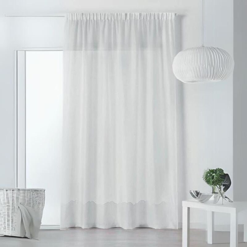 Voilage avec Cornely Blanc 180x240 cm