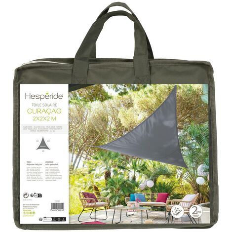 Toile solaire / Voile d'ombrage Curacao - 2 x 2 x 2 m