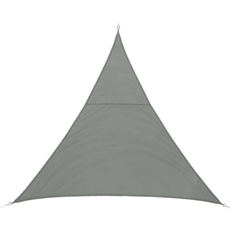Voile d ombrage triangulaire Shae noisette 3x3x3m en polyester - Hespéride - Noisette