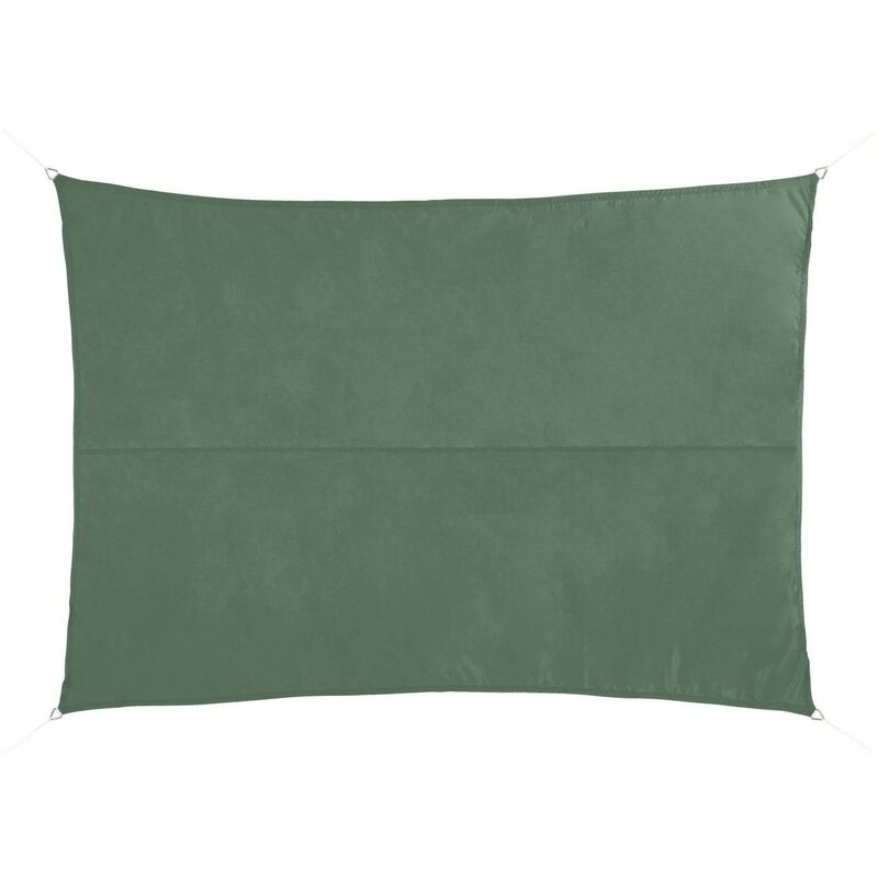 Hesperide - Voile d ombrage rectangulaire Shae vert olive 3x2m en polyester - Hespéride - Vert olive