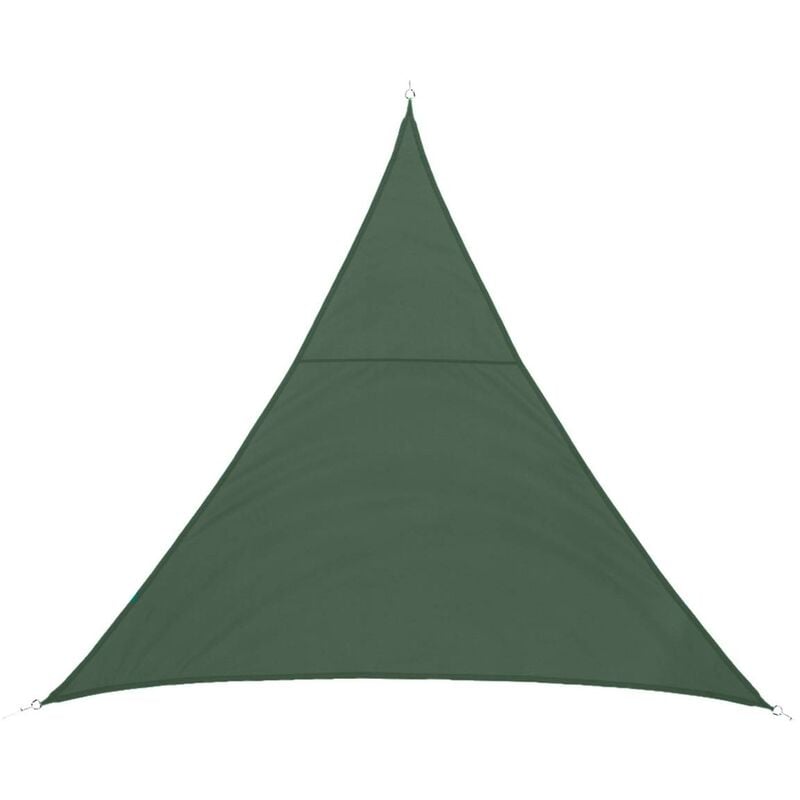 Hesperide - Voile d ombrage triangulaire Shae vert olive 3x3x3m en polyester - Hespéride - Vert olive