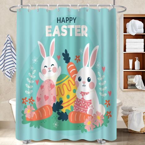 Voile de douche polyester 180x180 aéré bâche polyester douche pour jeune couple emménageant