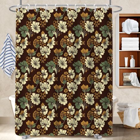 Voile de douche polyester 180x180 avec motif bâche polyester douche pour préparer la maison avant l’arrivée d’invités