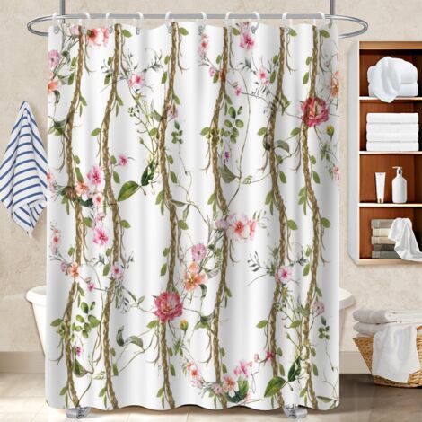 Voile de douche polyester 180x180 Étanche bâche polyester douche pour logement étudiant