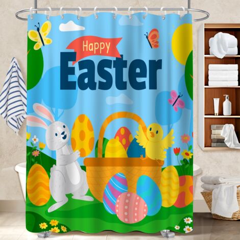 Voile de douche polyester 180x180 montage sans perçage bâche polyester douche pour une déco unique