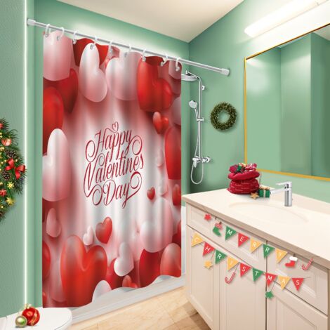 Voile de douche polyester 180x180 séchage rapide bâche de douche pour personne à mobilité réduite