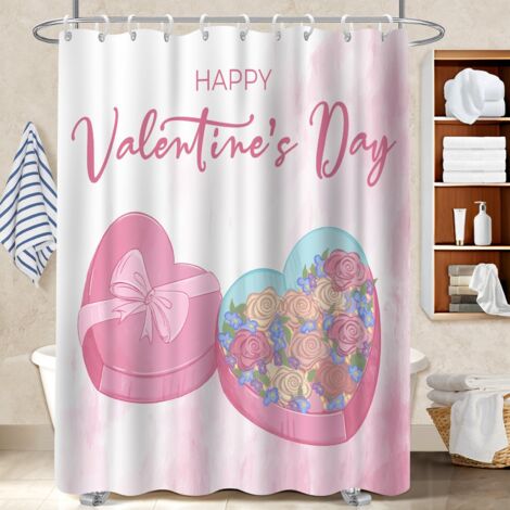 Voile de douche polyester 180x180 souple rideau séchage rapide pour baignoire d’angle