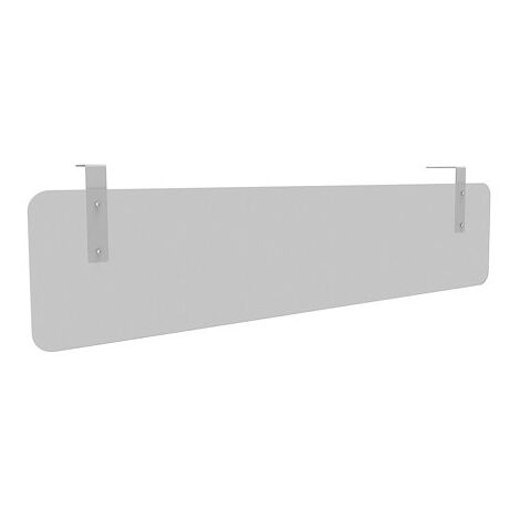 Voile de fond L 160 cm blanc Exprim - Maxiburo