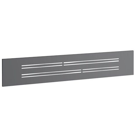 Voile de fond métal L 180 x H 30 cm - Team Line - anthracite - Maxiburo