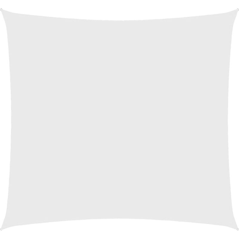 Vidaxl - Voile de parasol Tissu Oxford carré 4x4 m Blanc