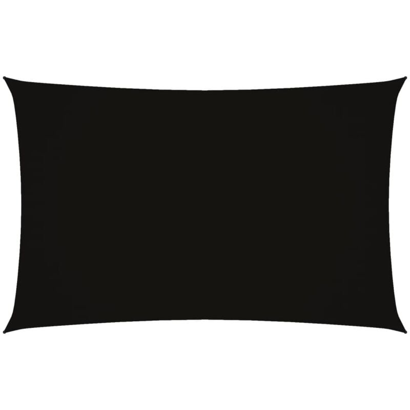 Vidaxl - Voile de parasol Tissu Oxford rectangulaire 2x5 m Noir