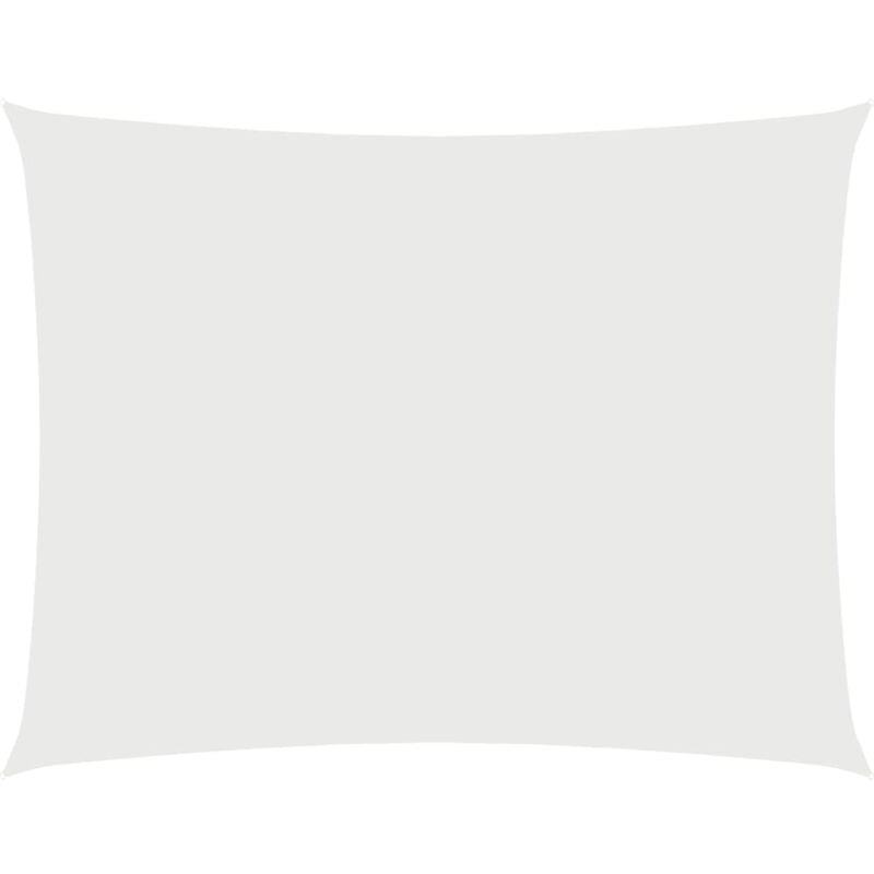 Vidaxl - Voile de parasol Tissu Oxford rectangulaire 2x3,5 m Blanc
