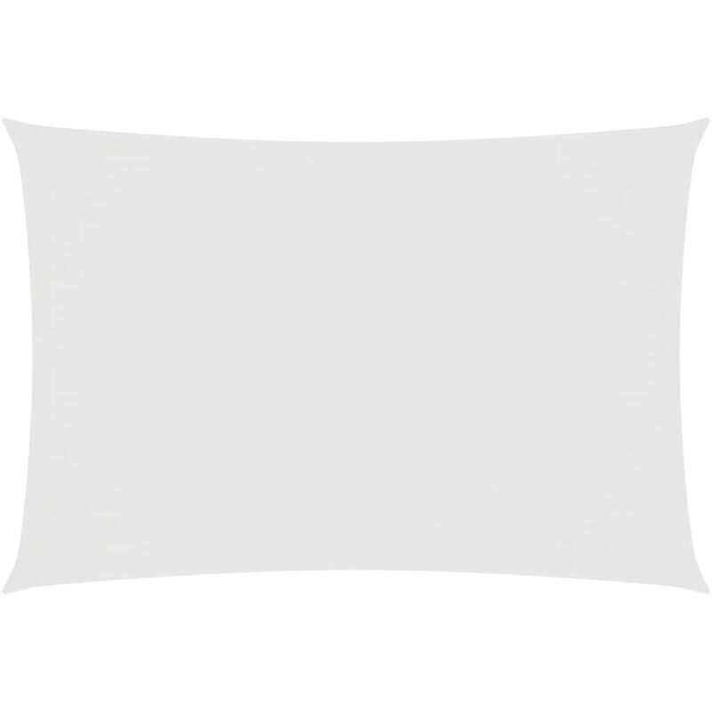 Vidaxl - Voile de parasol Tissu Oxford rectangulaire 2,5x4,5 m Blanc