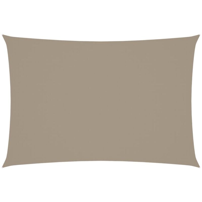 Vidaxl - Voile de parasol tissu oxford rectangulaire 3x5 m taupe