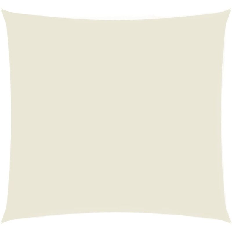 Vidaxl - Voile de parasol tissu oxford carré 5x5 m crème