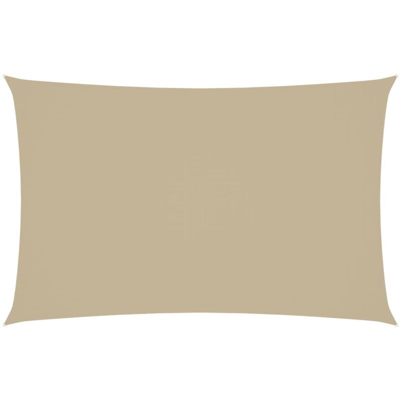 Vidaxl - Voile de parasol tissu oxford rectangulaire 2x5 m beige