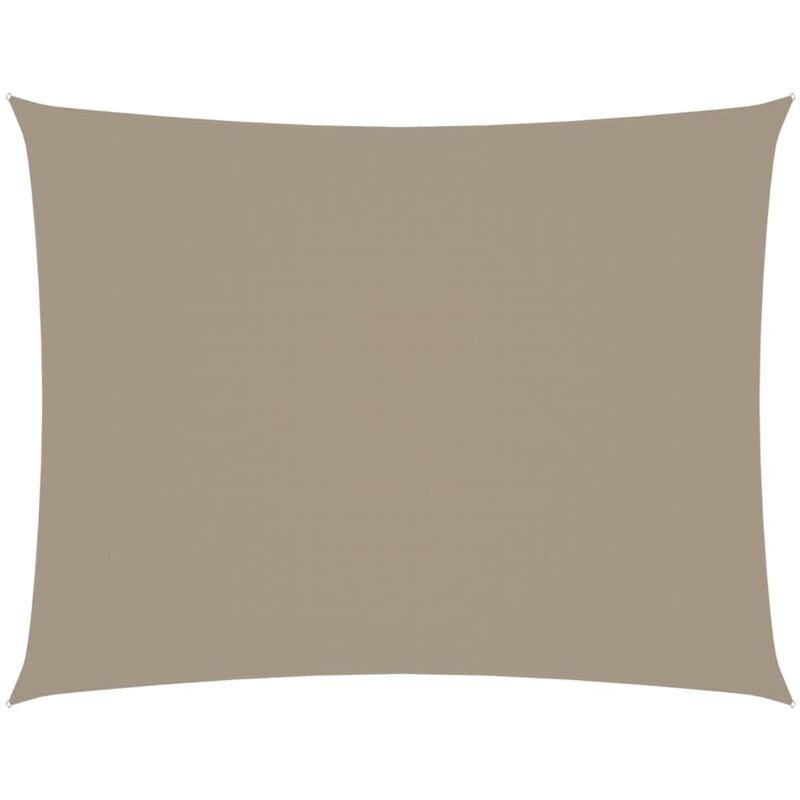 Vidaxl - Voile de parasol tissu oxford rectangulaire 2,5x3,5 m taupe