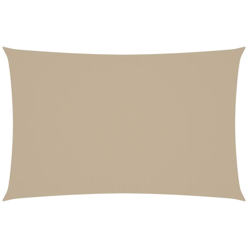 Vidaxl - Voile de parasol tissu oxford rectangulaire 4x7 m beige