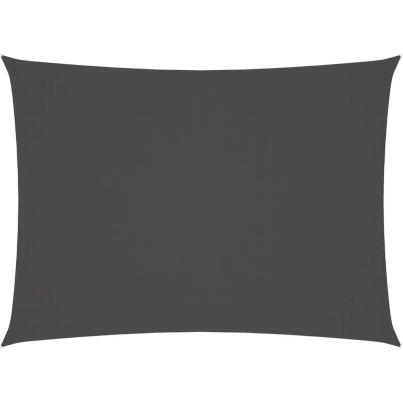 Vidaxl - Voile de parasol tissu oxford rectangulaire 2x3,5 m anthracite