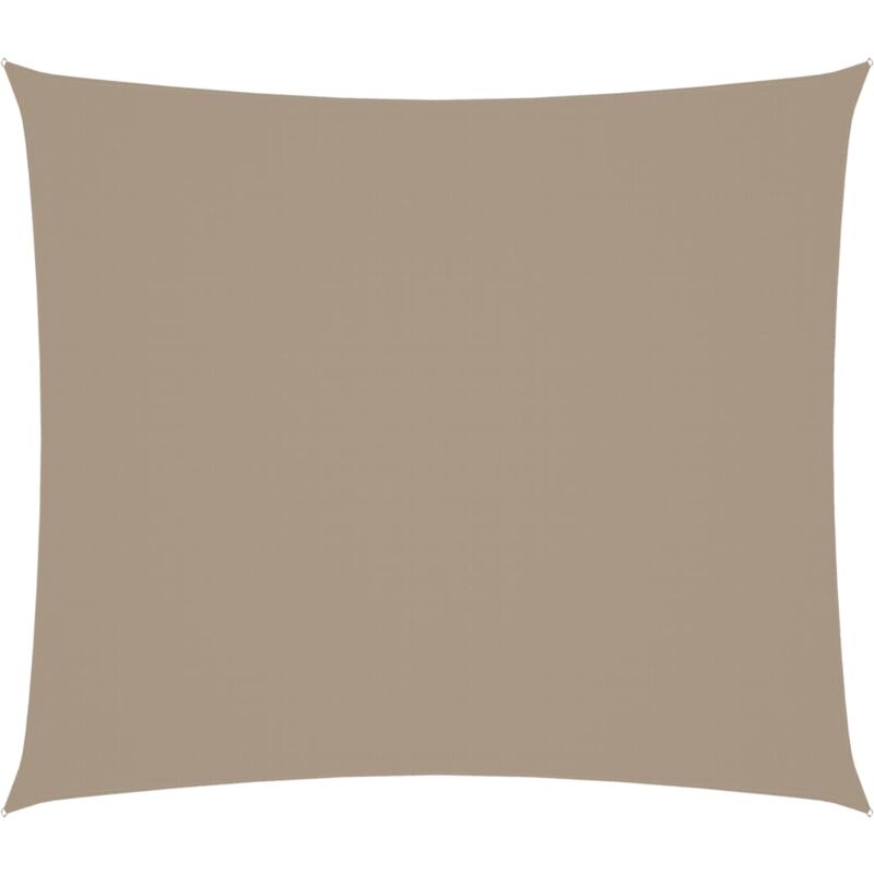 Vidaxl - Voile de parasol tissu oxford rectangulaire 2x2,5 m taupe