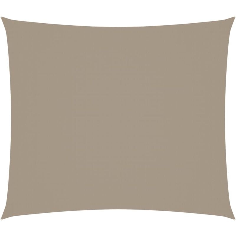 Vidaxl - Voile de parasol tissu oxford rectangulaire 2,5x3 m taupe