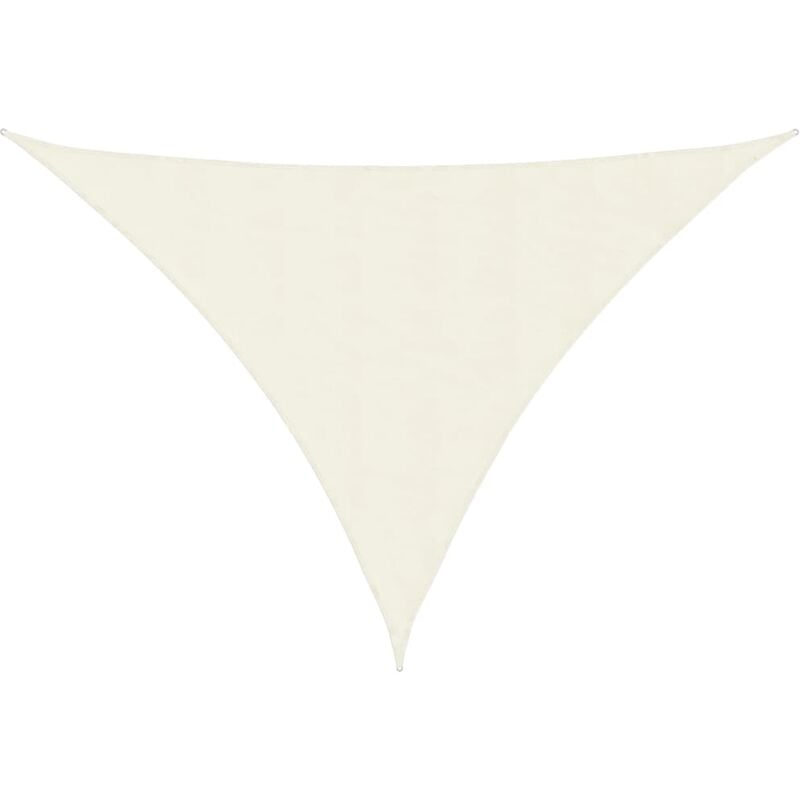 Vidaxl - Voile de parasol Tissu Oxford triangulaire 3x4x5 m Crème