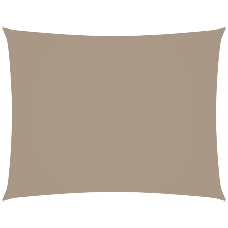 Vidaxl - Voile de parasol Tissu Oxford rectangulaire 2x3,5 m Taupe