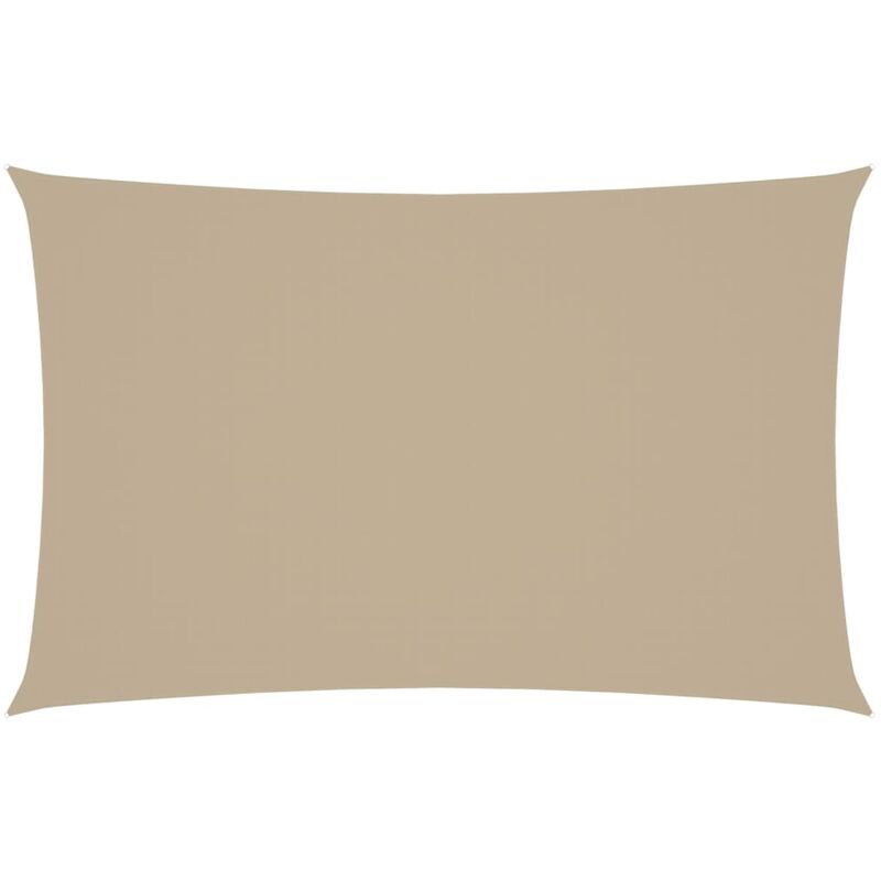 Vidaxl - Voile de parasol tissu oxford rectangulaire 5x8 m beige
