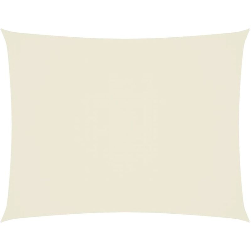 Vidaxl - Voile de parasol tissu oxford rectangulaire 2x3,5 m crème