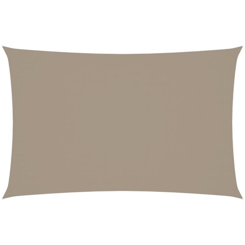 Vidaxl - Voile de parasol tissu oxford rectangulaire 2x4,5 m taupe