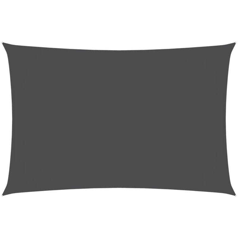 Vidaxl - Voile de parasol tissu oxford rectangulaire 6x8 m anthracite