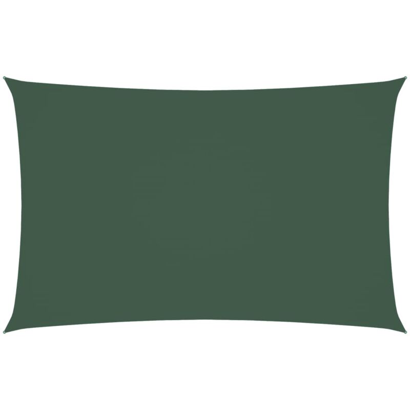 Vidaxl - Voile de parasol tissu oxford rectangulaire 2x4,5 m vert foncé