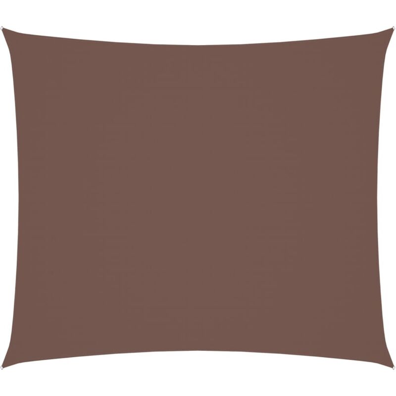 Vidaxl - Voile de parasol tissu oxford rectangulaire 2,5x3 m marron