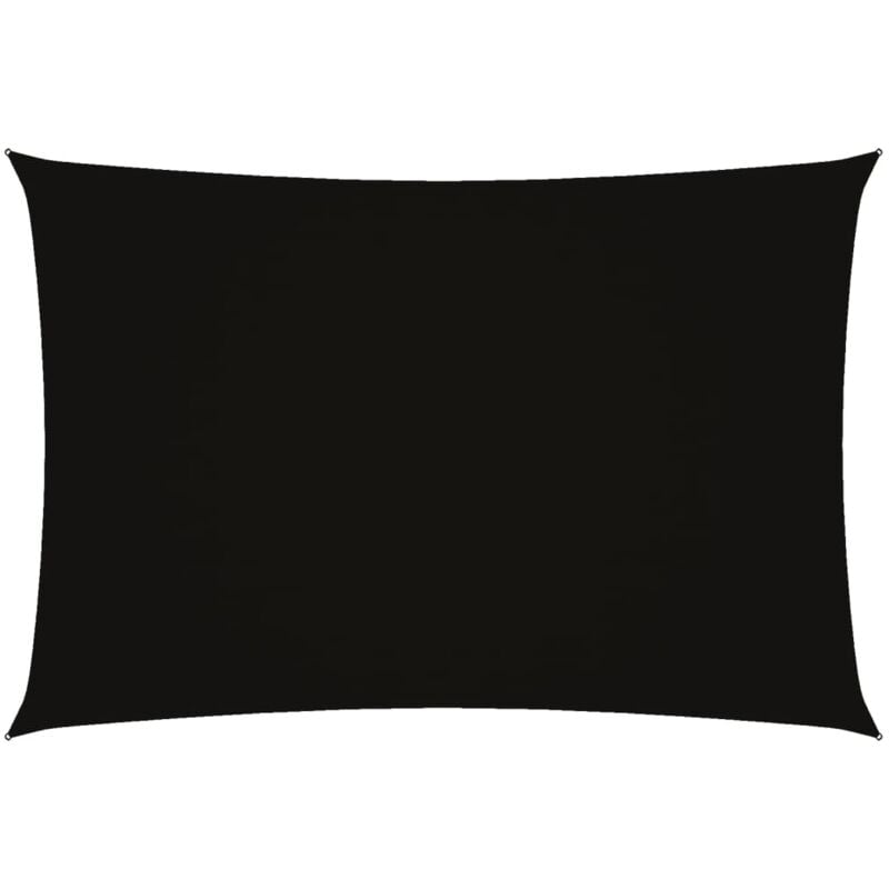 Vidaxl - Voile de parasol tissu oxford rectangulaire 3x5 m noir