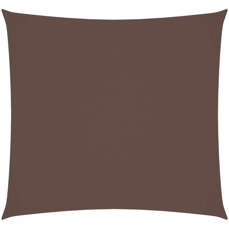 Vidaxl - Voile de parasol tissu oxford carré 2x2 m marron