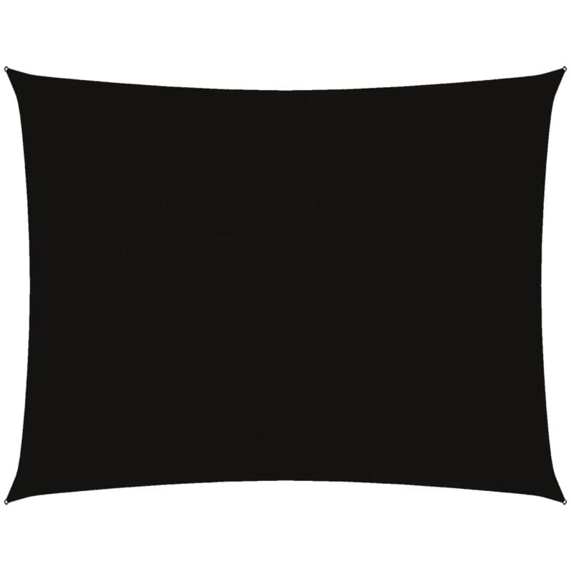 Vidaxl - Voile de parasol tissu oxford rectangulaire 3x4 m noir