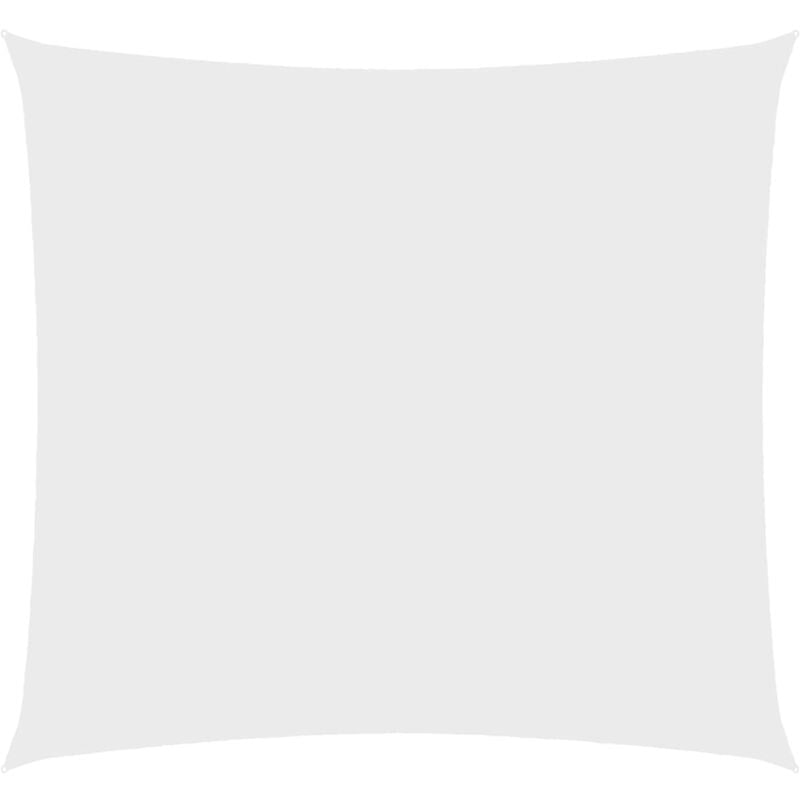 Vidaxl - Voile de parasol tissu oxford carré 2,5x2,5 m blanc
