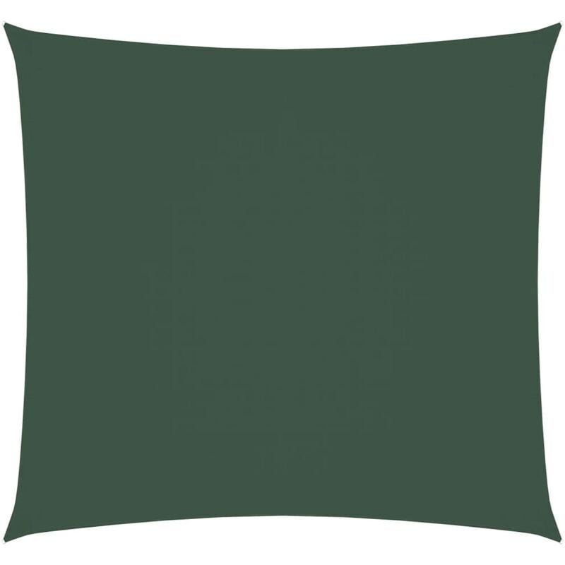 Vidaxl - Voile de parasol tissu oxford carré 2,5x2,5 m vert foncé