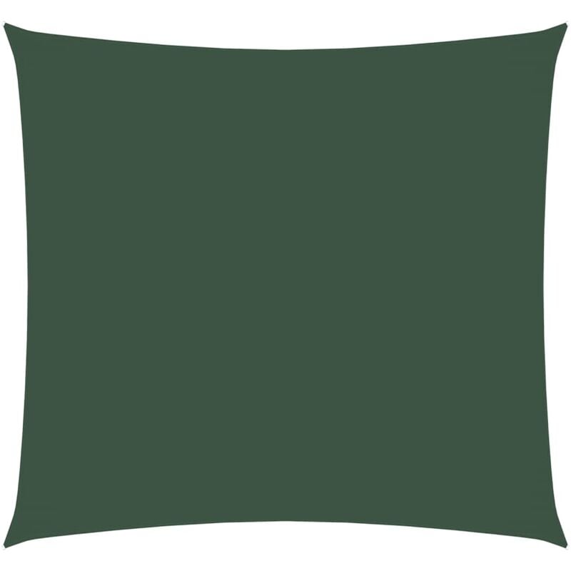 Vidaxl - Voile de parasol tissu oxford carré 4x4 m vert foncé