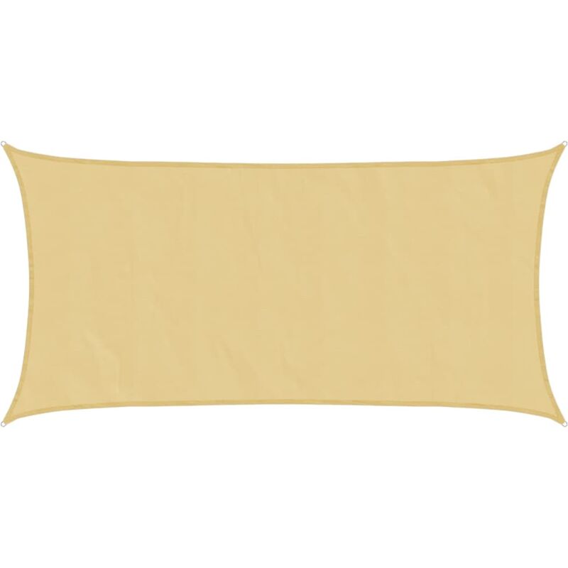 Vidaxl - Voile d'ombrage sable 6x3 m 100 % polyester oxford