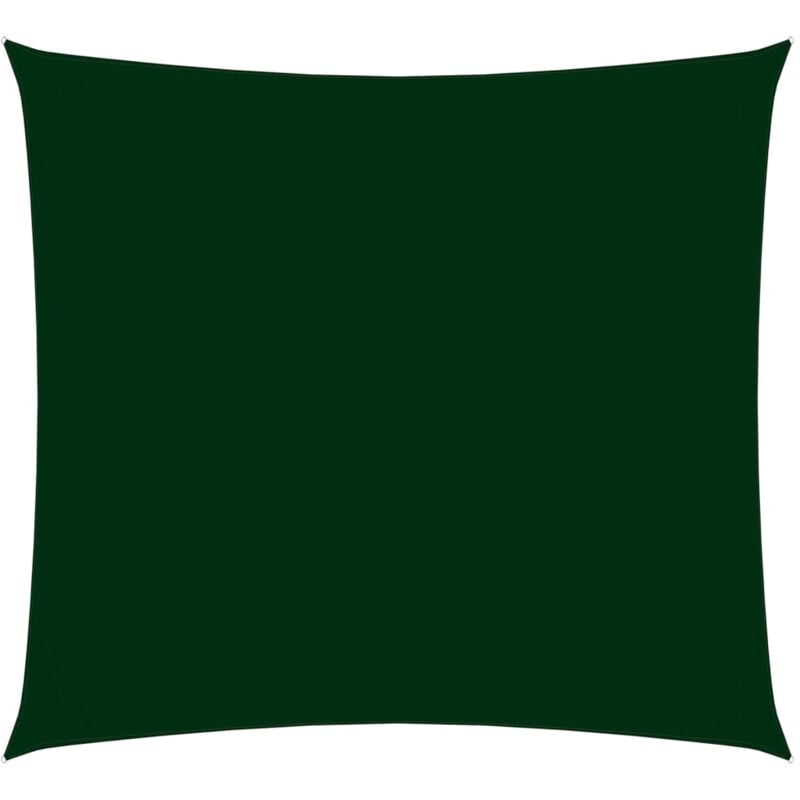 Vidaxl - Voile de parasol tissu oxford carré 5x5 m vert foncé Vert foncé