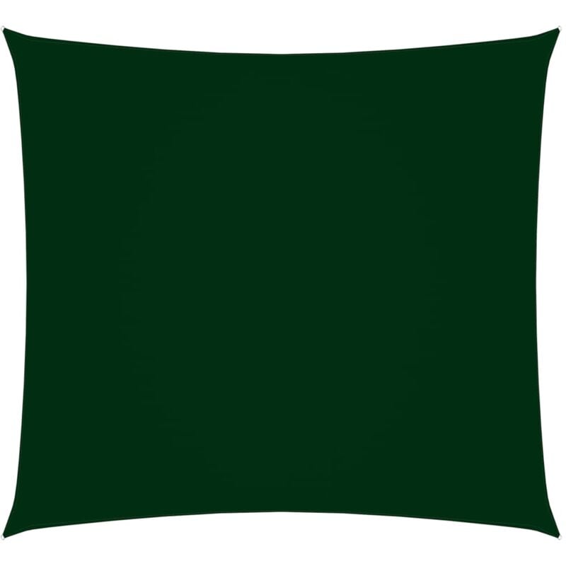 Voile de parasol tissu oxford carré 2x2 m vert foncé Vidaxl Vert foncé