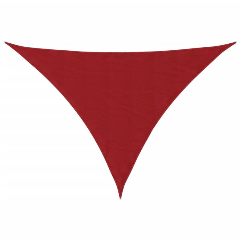 Vidaxl - Voile de parasol tissu oxford triangulaire 3x4x4 m rouge