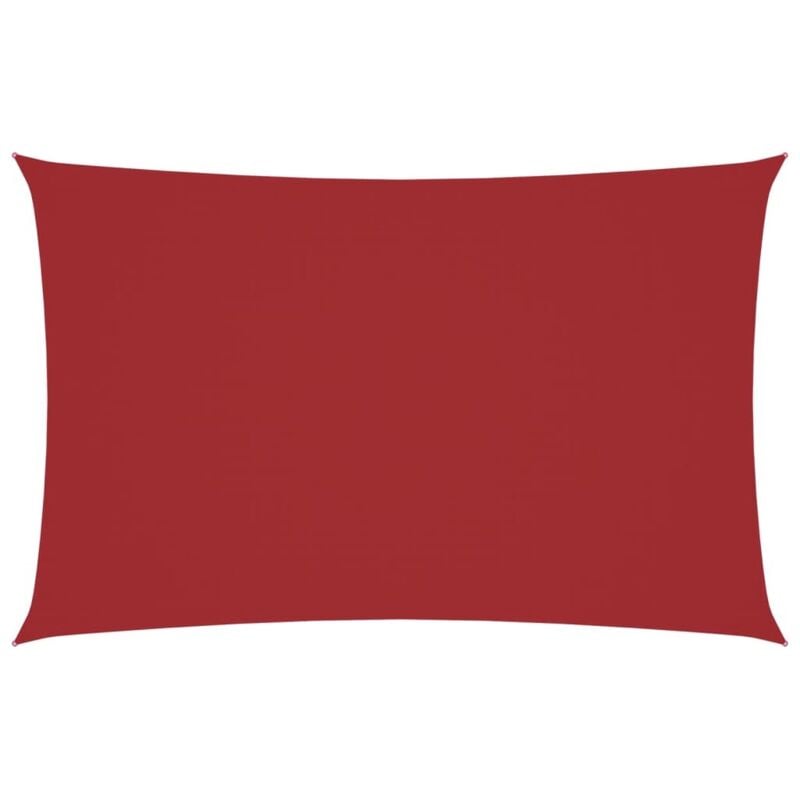 Voile de parasol tissu oxford rectangulaire 2x4,5 m rouge Vidaxl