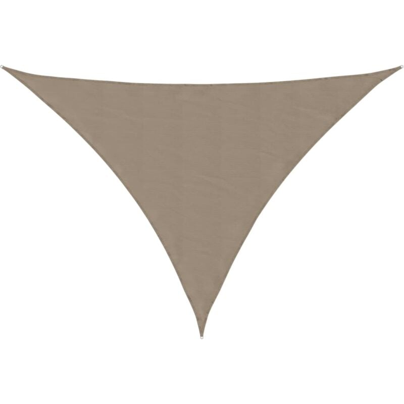 Vidaxl - Voile de parasol tissu oxford triangulaire 4x5x6,4 m taupe