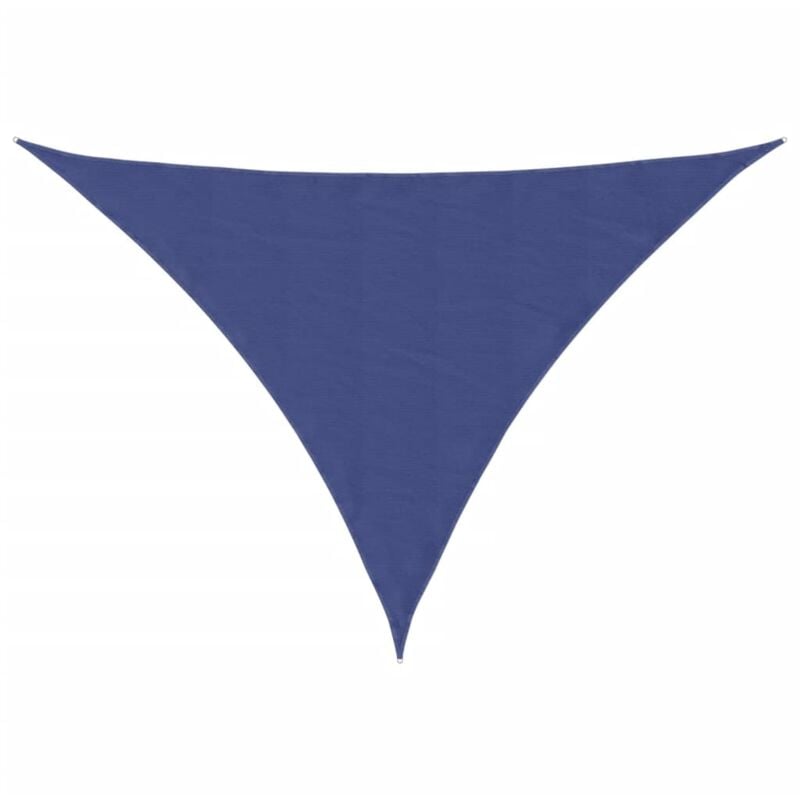 Voile de parasol tissu oxford triangulaire 3x3x4,24 m bleu vidaXL