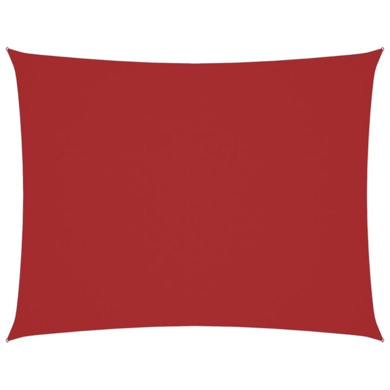 Vidaxl - Voile de parasol tissu oxford rectangulaire 2x3,5 m rouge