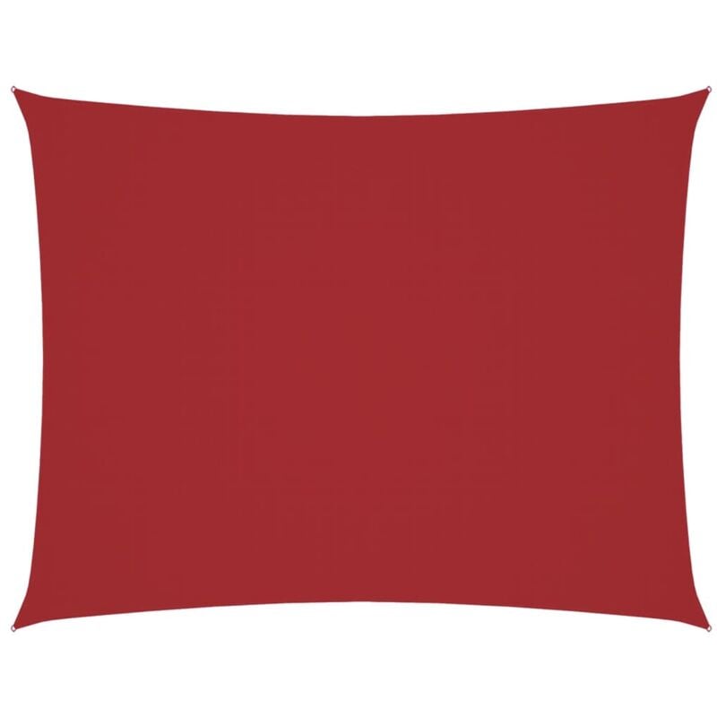 Voile de parasol tissu oxford rectangulaire 2,5x3,5 m rouge Vidaxl